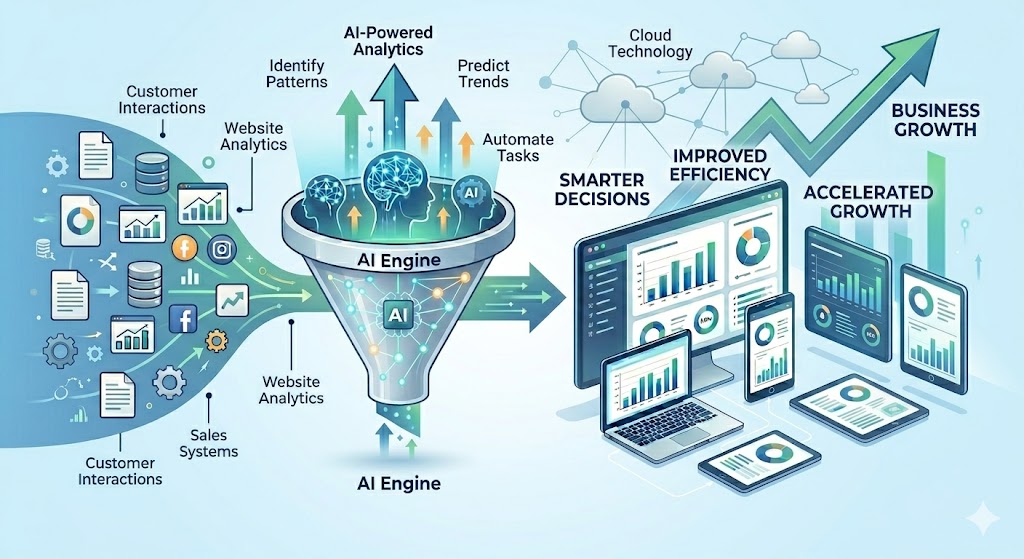 From Data to Decisions: Leveraging AI for Smarter Business Growth