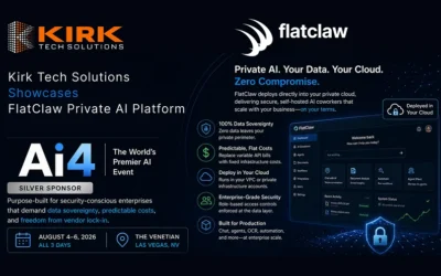 Kirk Tech Solutions Showcases FlatClaw Private AI Platform at Ai4 2026 Amid Growing Global Enterprise Demand