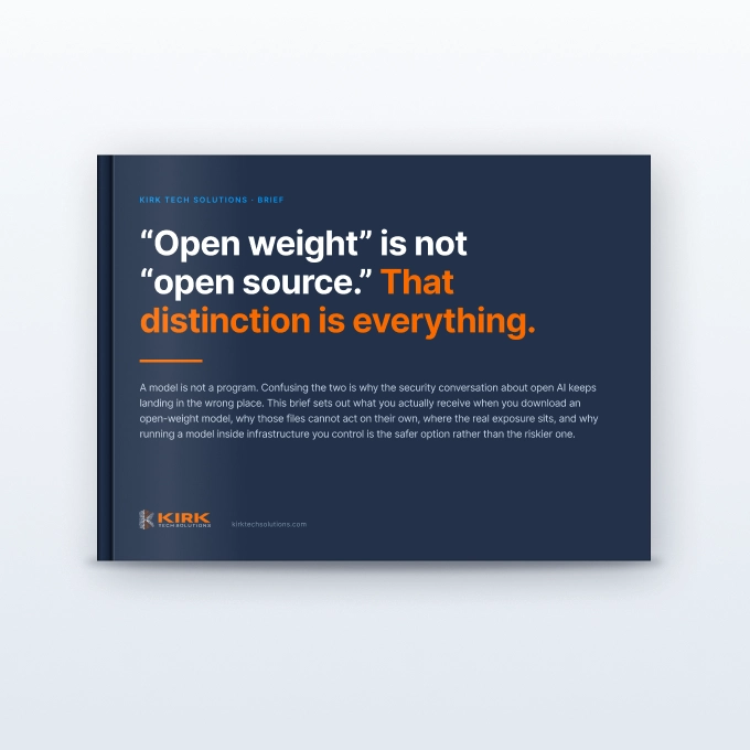 Brief: Open Weight vs Open Source