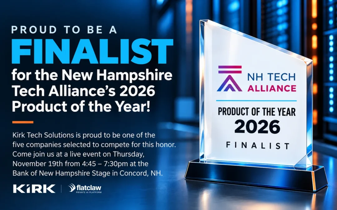 Kirk Tech Solutions’ FlatClaw Named Finalist for NH Tech Alliance’s 2026 Product of the Year